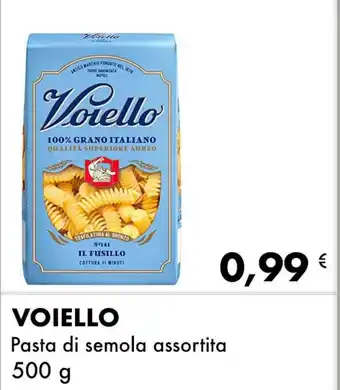 Iper Tosano VOIELLO Pasta di semola assortita 500 g offerta