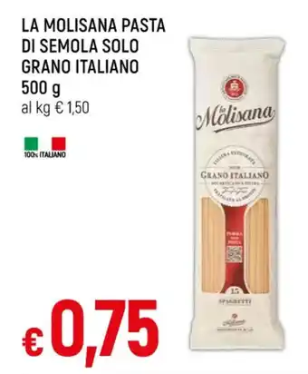 Famila LA MOLISANA PASTA DI SEMOLA SOLO GRANO ITALIANO 500 g offerta