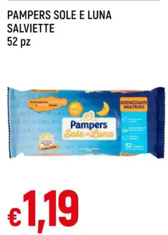 Famila PAMPERS SOLE E LUNA SALVIETTE 52 pz offerta