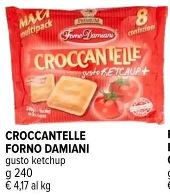 Iperal CROCCANTELLE FORNO DAMIANI gusto ketchup g 240 offerta
