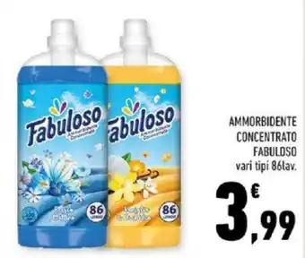 Conad AMMORBIDENTE CONCENTRATO FABULOSO vari tipi 86lav. offerta