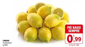 Iperal LIMONI confezione g 500 offerta