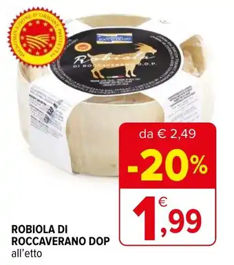 Iperal ROBIOLA DI ROCCAVERANO DOP all'etto offerta