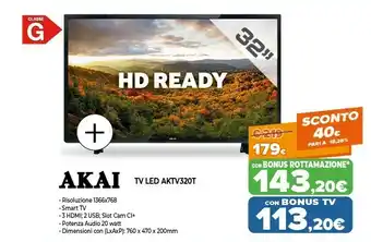Expert Tv led aktv320t offerta
