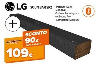 Expert Sp2 altoparlante soundbar grigio 2.1 canali 100 w offerta