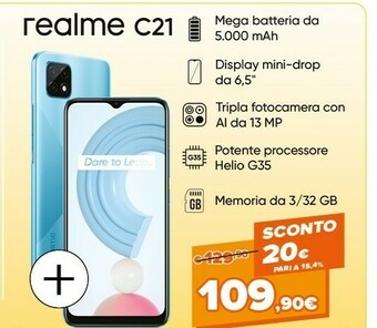Expert Realme c21 offerta