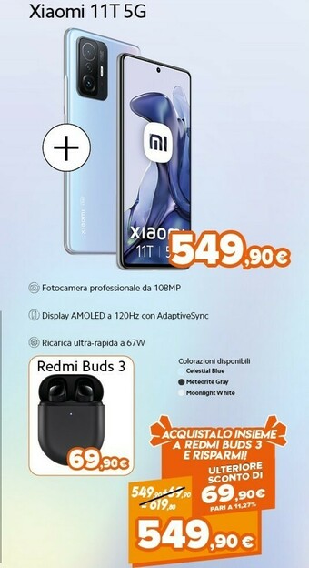 Expert 11t 5g offerta