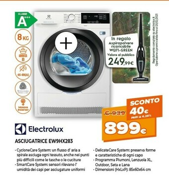 Expert Asciugatrice ew9hx283 offerta
