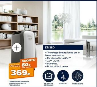 Expert Delonghi dns80 2,8 l 34 db nero, grigio offerta