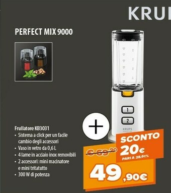 Expert Krups frullatore kb3031 offerta