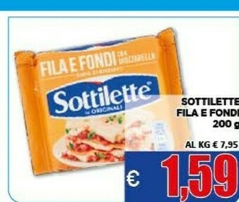 Vivo Supermercati Sottilette offerta