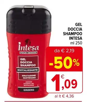 Iperal GEL DOCCIA SHAMPOO INTESA ml 250 offerta