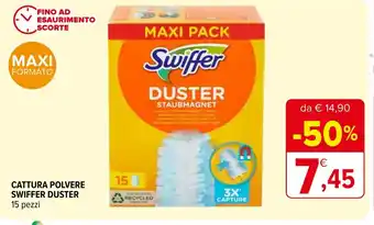 Iperal CATTURA POLVERE SWIFFER DUSTER 15 pezzi offerta