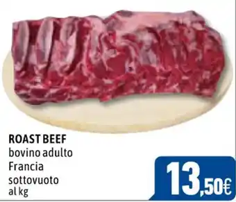C+C Cash and Carry ROAST BEEF bovino adulto Francia sottovuoto offerta