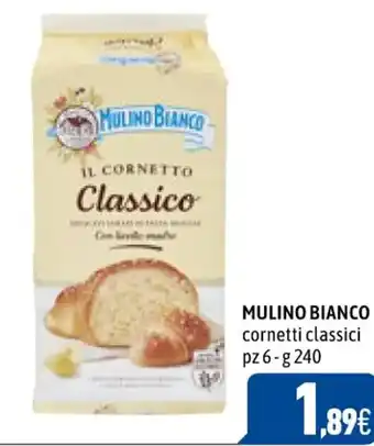 C+C Cash and Carry MULINO BIANCO cornetti classici pz 6-g 240 offerta