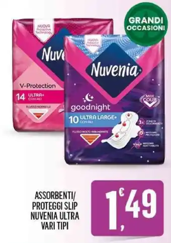 Despar ASSORBENTI/ PROTEGGI SLIP NUVENIA ULTRA VARI TIPI offerta