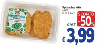 Famila Superstore AIA Spinacine 660 g offerta
