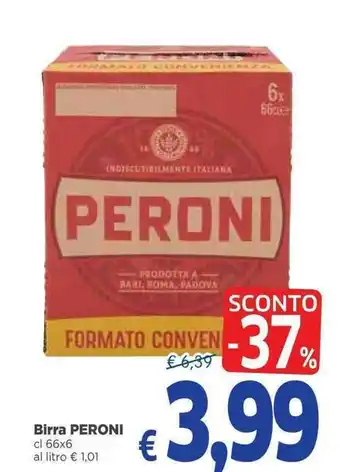 Famila Superstore Peroni Birra 66x6 cl offerta