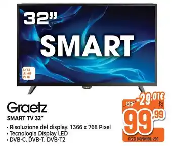 Expert Graetz SMART TV 32" offerta