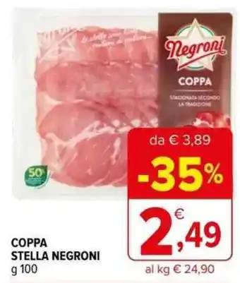 Iperal COPPA STELLA NEGRONI g 100 offerta