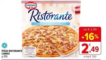 Iperal PIZZA RISTORANTE CAMEO g 355 offerta