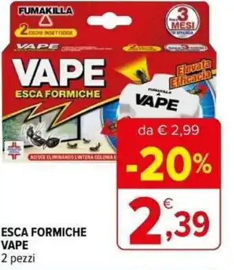 Iperal ESCA FORMICHE VAPE 2 pezzi offerta