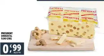 Deco Supermercati PRESIDENT EMMENTAL offerta