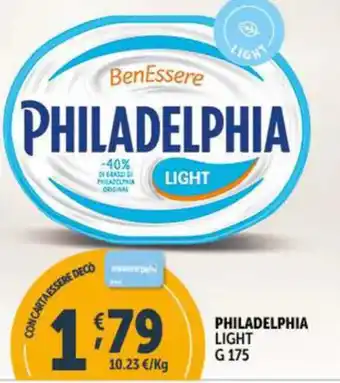 Deco Supermercati PHILADELPHIA LIGHT G 175 offerta