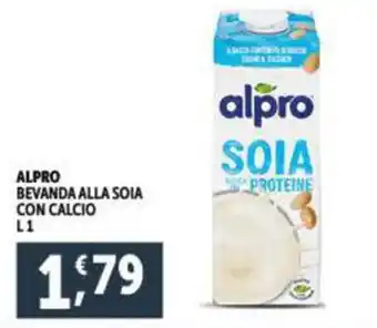 Deco Supermercati ALPRO BEVANDA ALLA SOIA CON CALCIO L1 offerta
