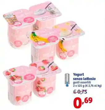 In'S Mercato Yogurt senza lattosio gusti assortiti 2x125 g offerta