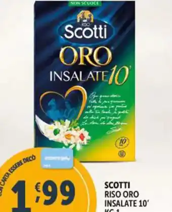 Deco Supermercati SCOTTI RISO ORO INSALATE 10' KG 1 offerta