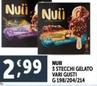 Deco Supermercati 3 STECCHI GELATO VARI GUSTI g 198/204/214 offerta