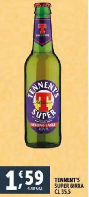 Deco Supermercati TENNENT'S SUPER BIRRA CL 35,5 offerta
