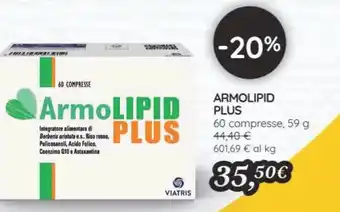 Coop ARMOLIPID PLUS 60 compresse, 59 g offerta