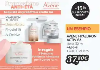 Coop AVENE HYALURON ACTIV B3 siero, 30 ml offerta