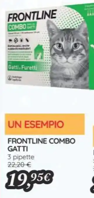 Coop FRONTLINE COMBO GATTI 3 pipette offerta