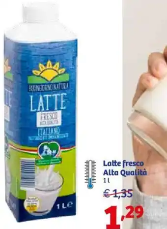 In'S Mercato Latte fresco Alta Qualità 1 L offerta