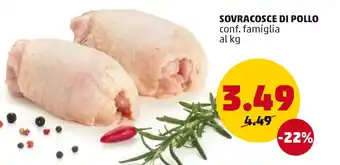 PENNY SOVRACOSCE DI POLLO conf. famiglia offerta