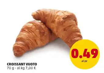 PENNY CROISSANT VUOTO 70 g offerta