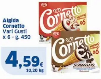 Sigma Algida Cornetto Vari Gusti x 6 - g. 450 offerta
