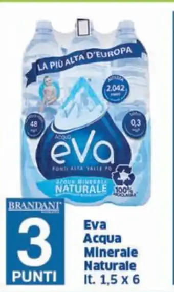 Sigma Eva Acqua Minerale Naturale lt. 1,5 x 6 offerta