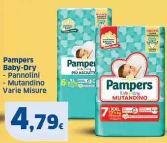Sigma Pampers Baby-Dry - Pannolini - Mutandino offerta
