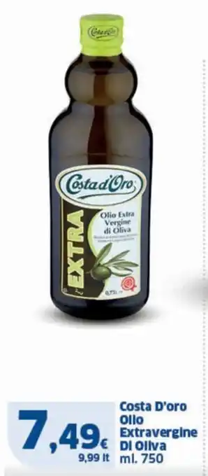 Sigma Costa D'oro Ollo Extravergine € DI Oliva 9,99 It ml. 750 offerta