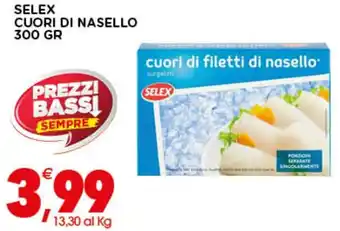Gecop SELEX CUORI DI NASELLO 300 gr offerta