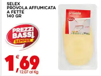 Gecop SELEX PROVOLA AFFUMICATA A FETTE 140 gr offerta