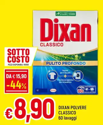 Famila DIXAN POLVERE CLASSICO 60 lavaggi offerta