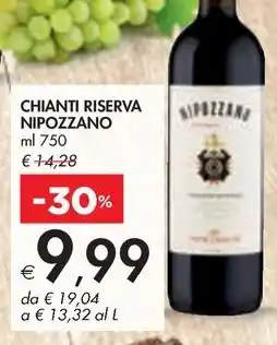 Bennet CHIANTI RISERVA NIPOZZANO offerta
