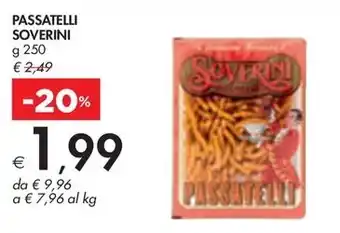 Bennet PASSATELLI SOVERINI g 250 offerta