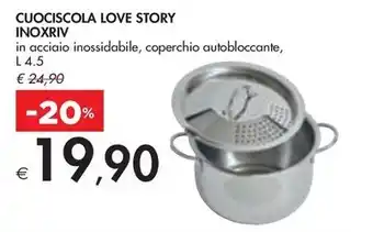 Bennet CUOCISCOLA LOVE STORY INOXRIV offerta