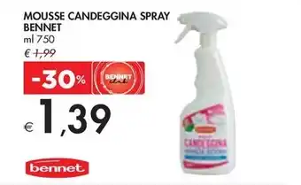 Bennet MOUSSE CANDEGGINA SPRAY BENNET offerta